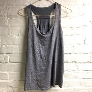 Gray danskin athletic racer back tank